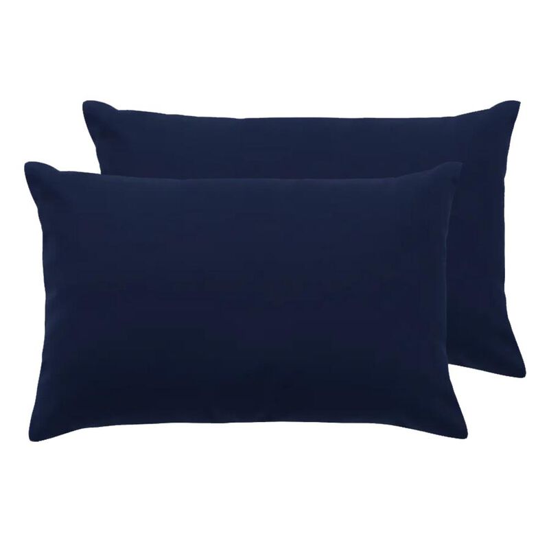 Fundas Almohada Est&aacute;ndar Polo One 2 Pck Azul Ma... image number null