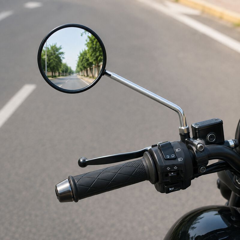 Espejos Circular Motocicleta Base Metalica 2p N... image number null