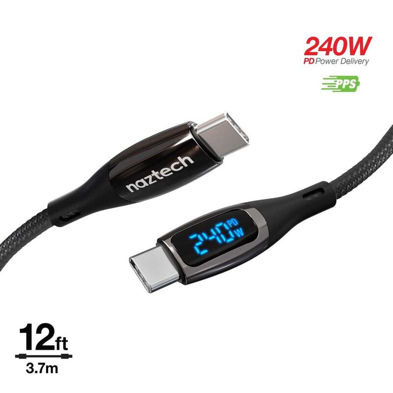 Cable Datos Naztech Digiwatt Usb-c A Usb-c 240w... image number null