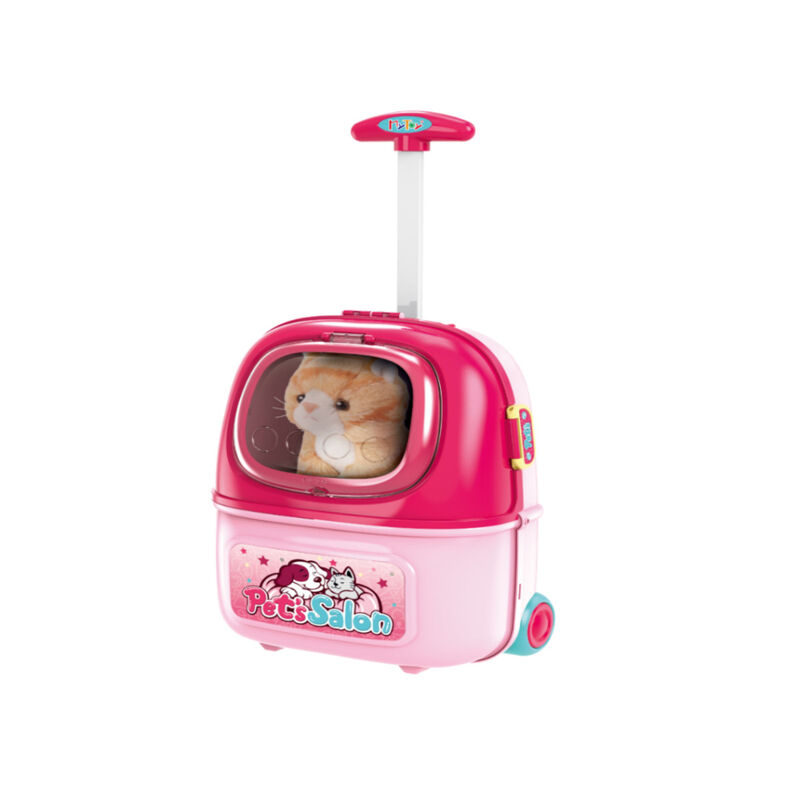 Mochila Sal&oacute;n Porta Mascotas De Juguete Rosa 54... image number null