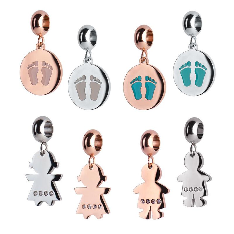 Charms Originales Dijes Acero Inoxidable Regalo... image number null