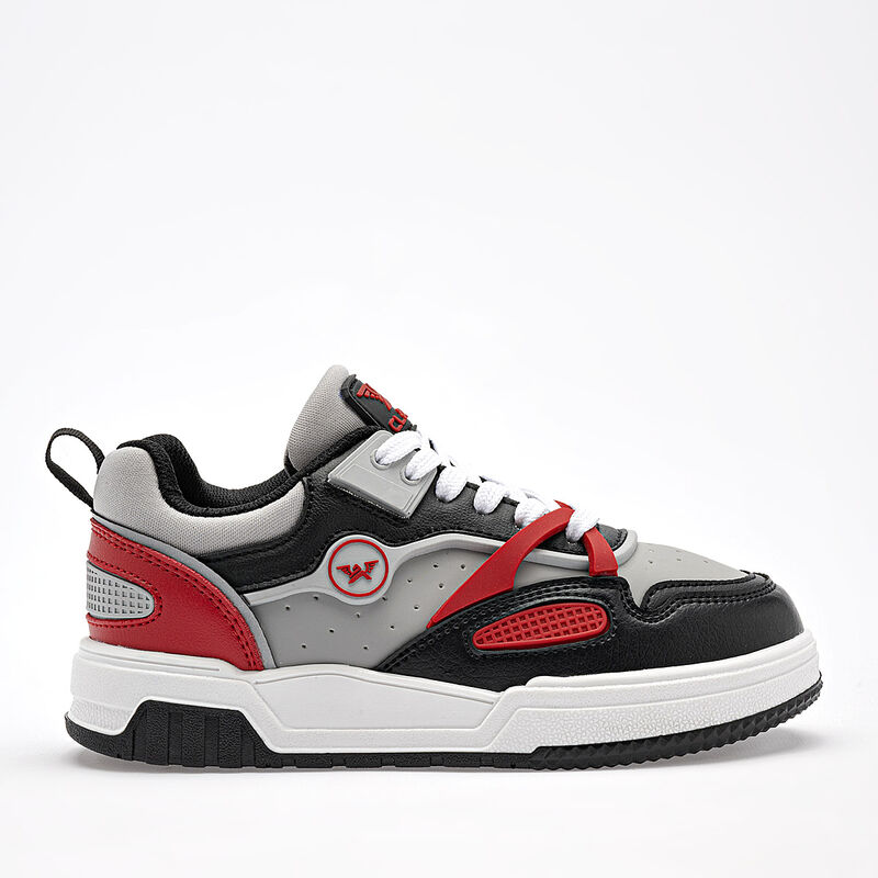 Clasben tenis para ni&ntilde;o  gris negro cod 140973-... image number null