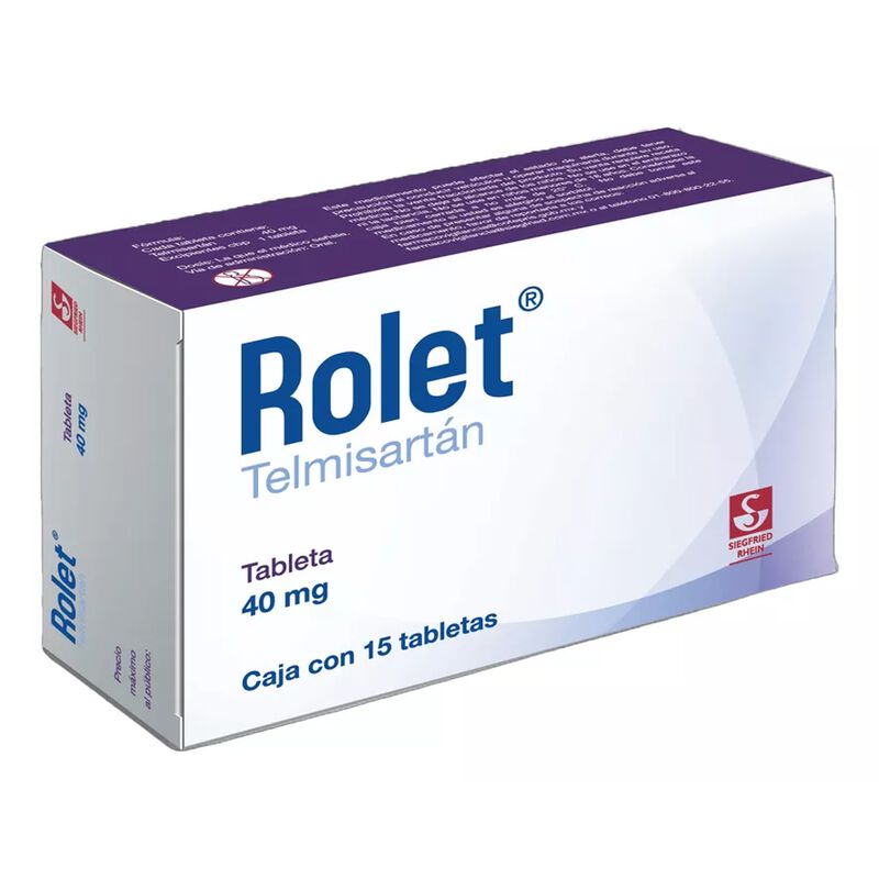 Rolet Tableta 40 Mg, 15 Tabletas image number null