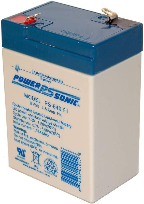 Bateria Respaldo Power Sonic Ps-640 F1 6v 4.5ah... image number null