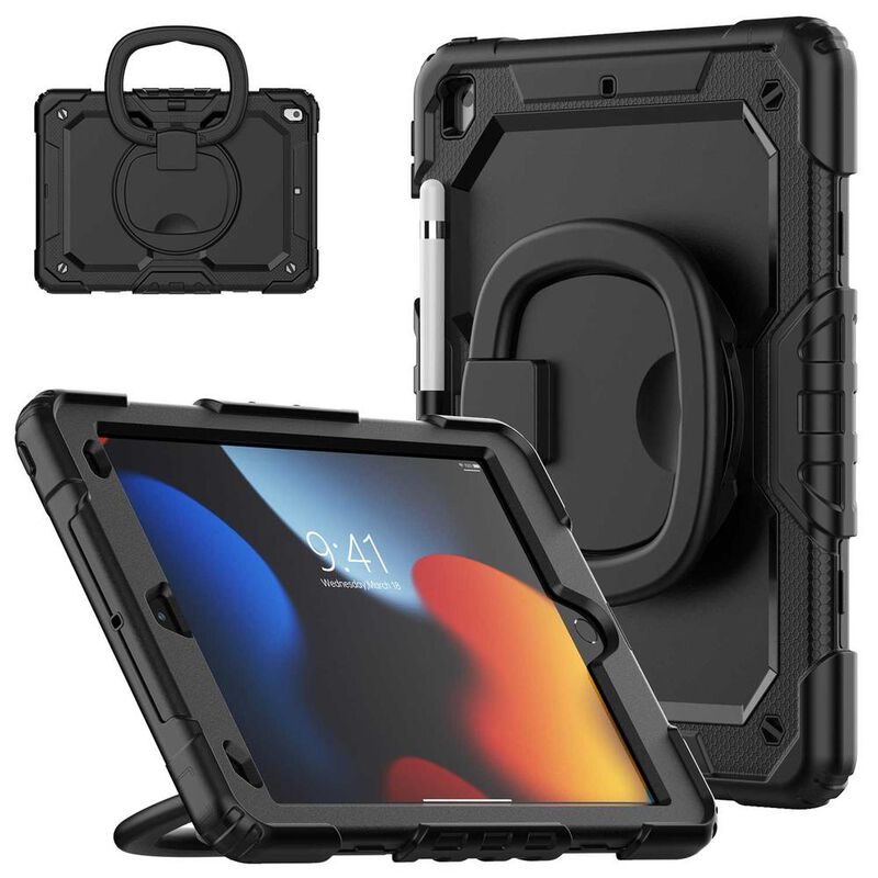 Funda TEKKU HandleD uso rudo para iPad 9 iPad 8... image number null