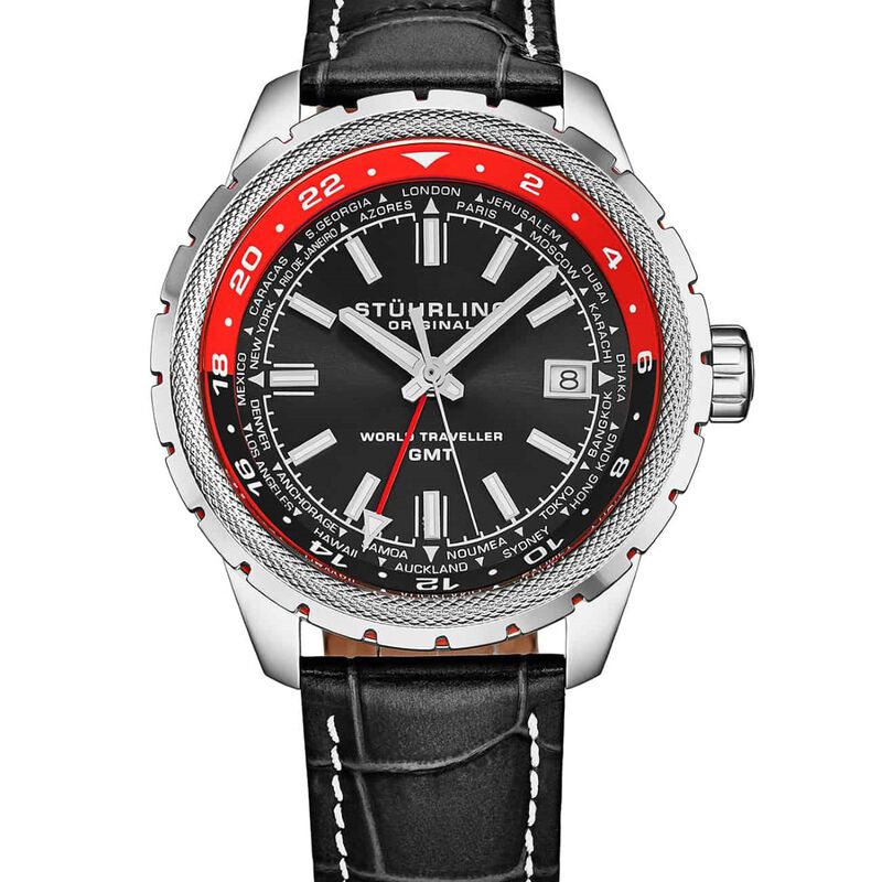 Reloj Stuhrling para hombre 1014.03 GMT 42 mm image number null