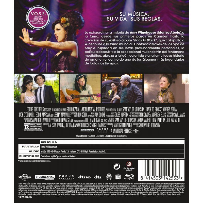 Back to Black (Vose) [Blu-ray] (2024) Back to B... image number null
