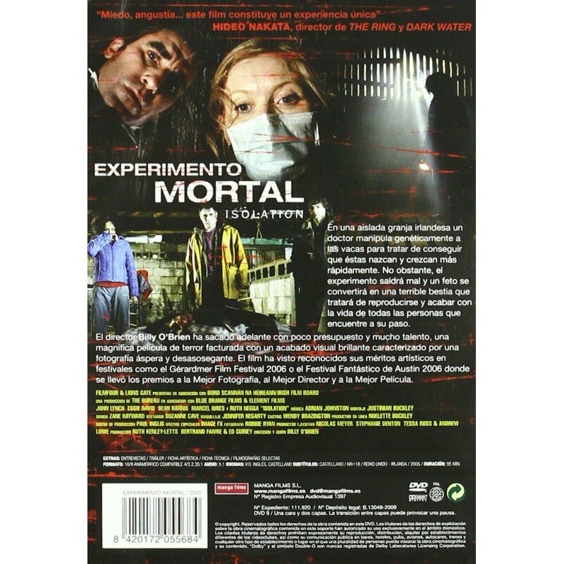 Experimento Mortal [dvd] (2015) Isolation image number null