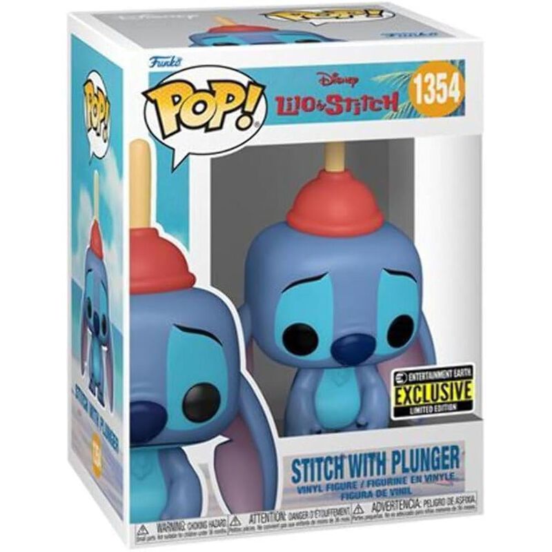 Lilo & Stitch Stitch With Plunger Funko Pop! Vi... image number null
