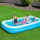 Alberca Inflable Rectangular Azul 1 Modelo 3.05m X 1.83m X 46cm Caja 1
