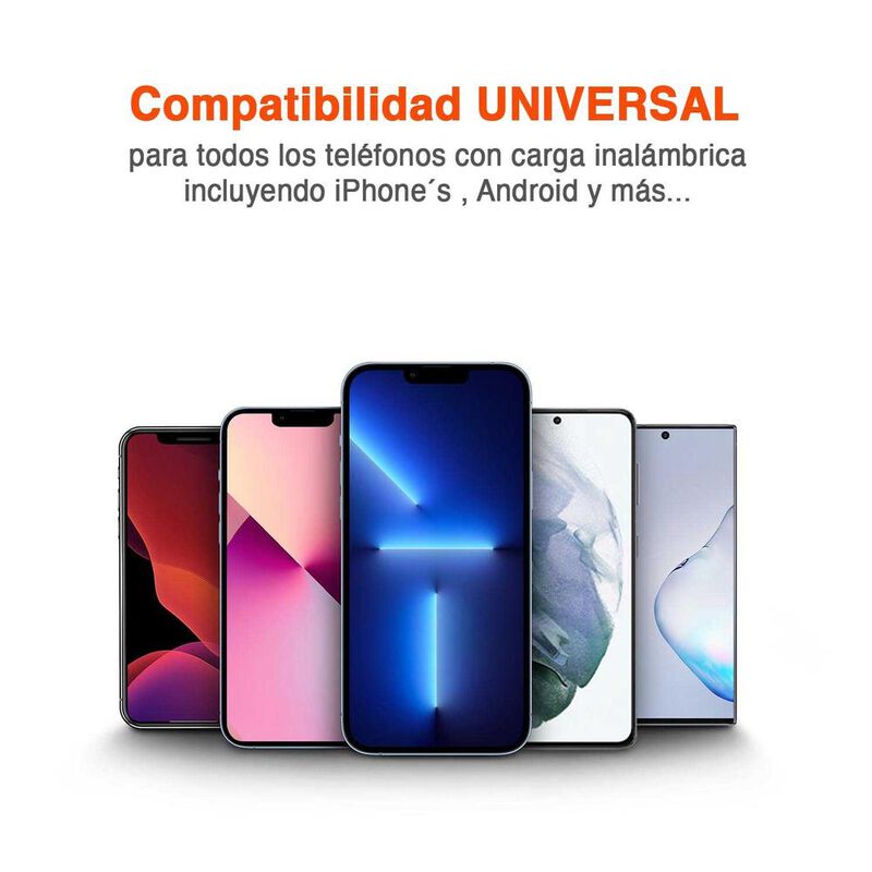 Base Cargador HYPERGEAR r&aacute;pido inal&aacute;mbrico Qi 1... image number null