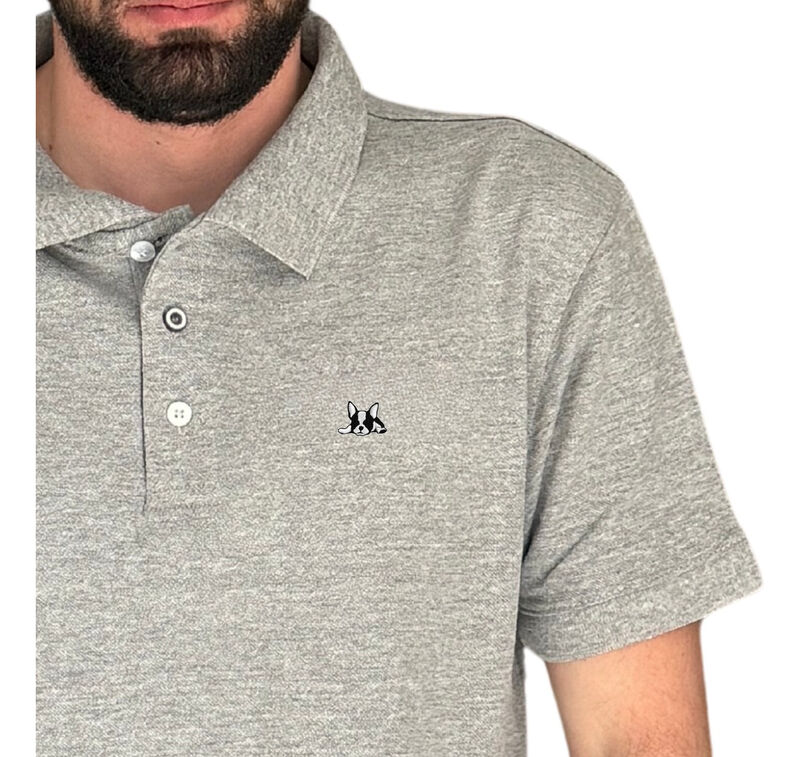 Playera Polo de Algod&oacute;n Manga Corta Casual para... image number null