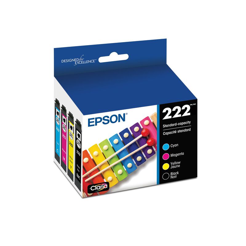 Cartucho De Tinta Epson 222 Claria De Capacidad... image number null