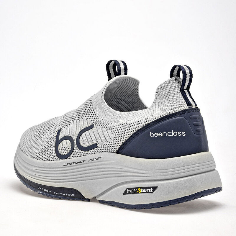 Been Class Tenis urbano para hombre. Gris azul image number null