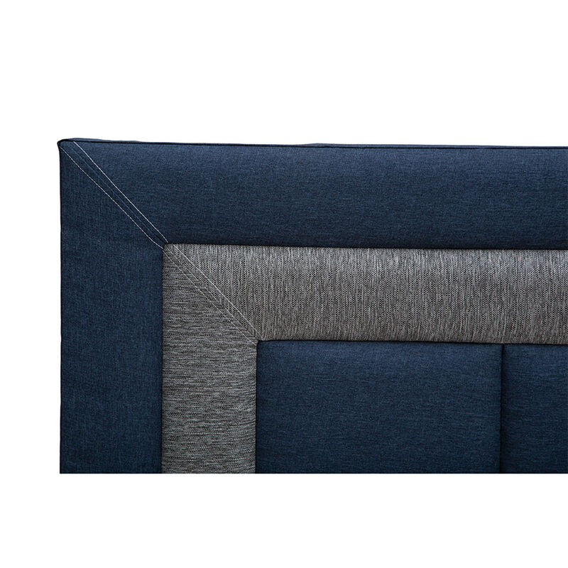 Cabecera King Size Dicasa Bora Azul-Gris image number null