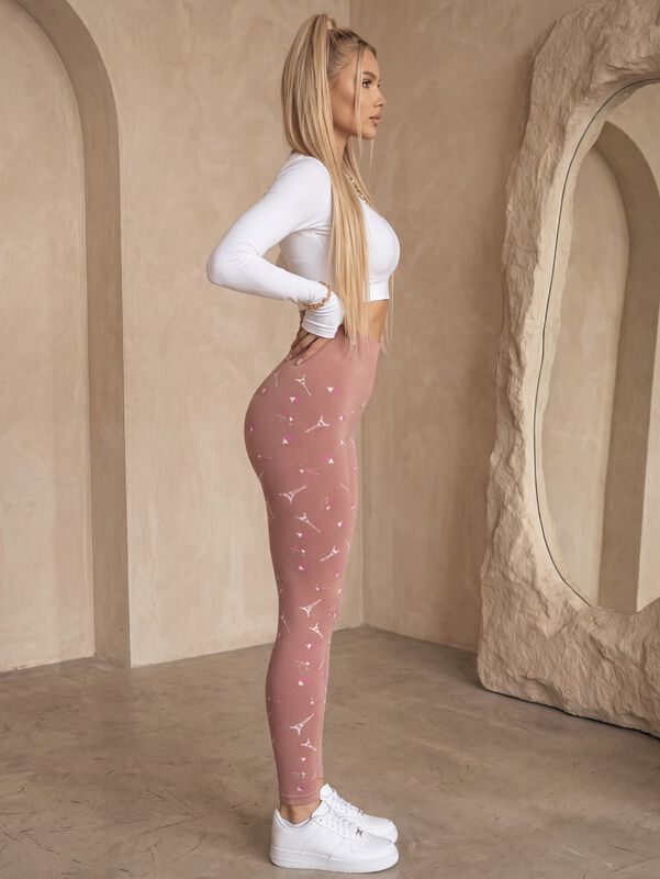 Set De 2 Leggings Stretch De Cintura Alta Lic-0... image number null