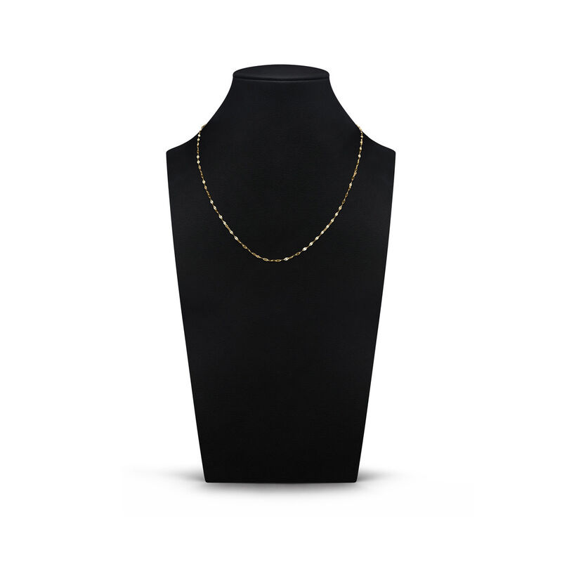 Cadena De Oro Amarillo 14k Mirror Twisted (45cm... image number null
