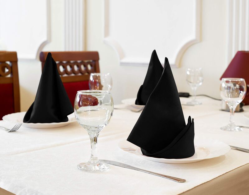 Servilletas De Tela Utopia Kitchen Negras [paqu... image number null