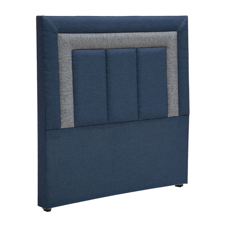 Cabecera King Size Dicasa Bora Azul-Gris image number null