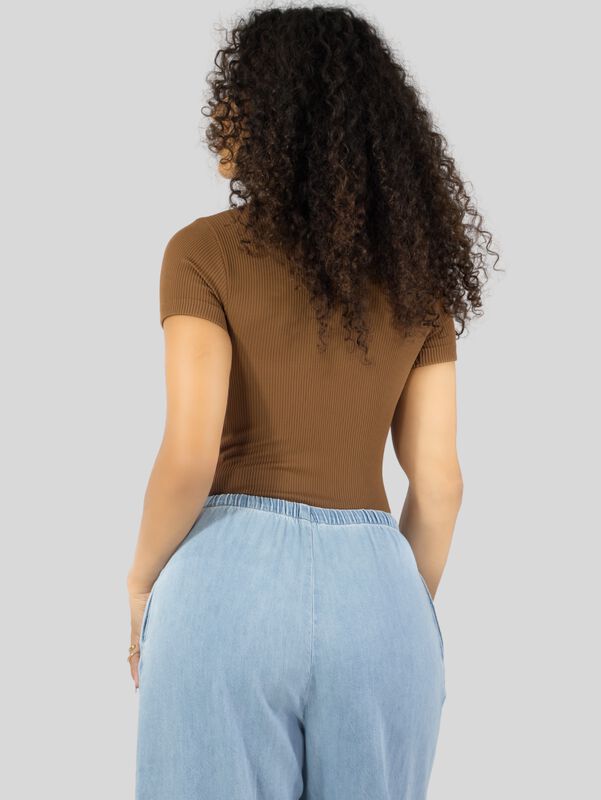 Playera Mujer Texturizada Casual Stretch BL-102... image number null