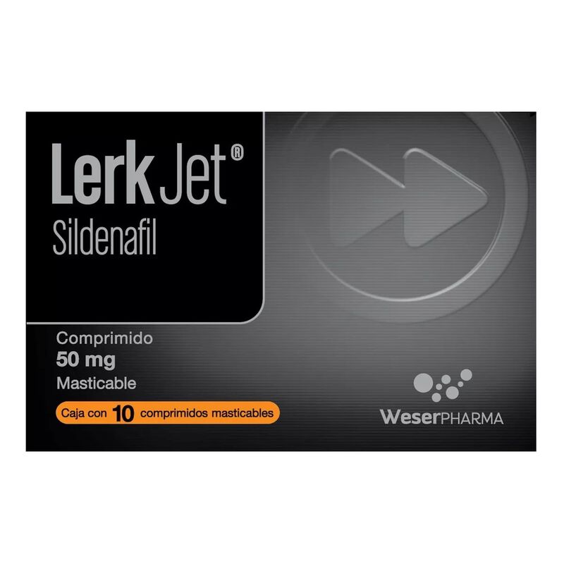 Lerk Jet 50mg Cpr Con 10 Citrato De Sildenafil image number null