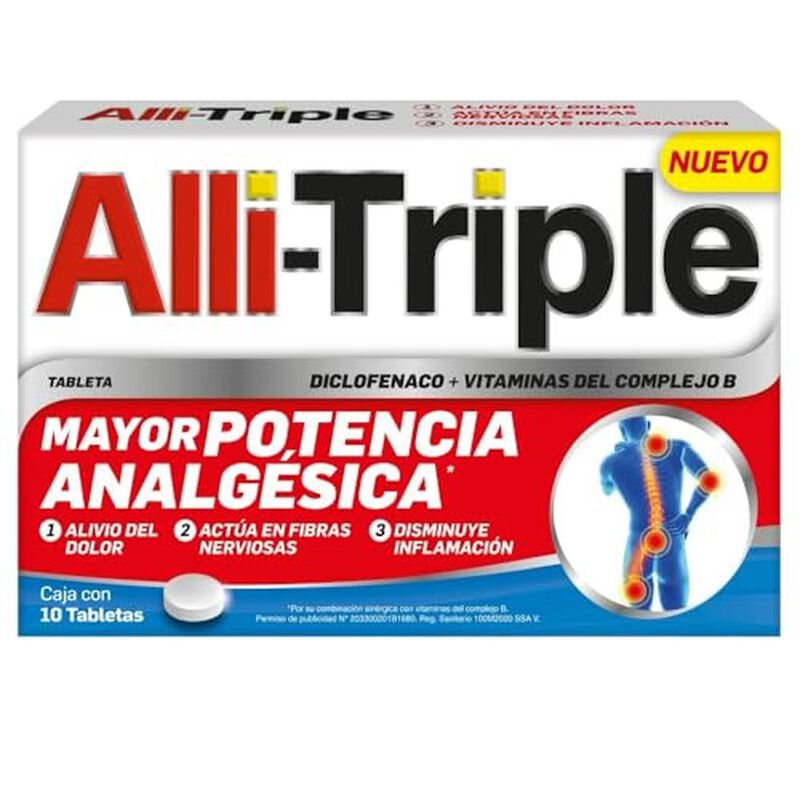 Alli Triple Mayor Potencia Analg&eacute;sica, Alivia D... image number null