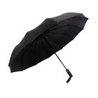 Paraguas de Bolsillo Plegable Para Viento Sol y Lluvia Negro Bluelander