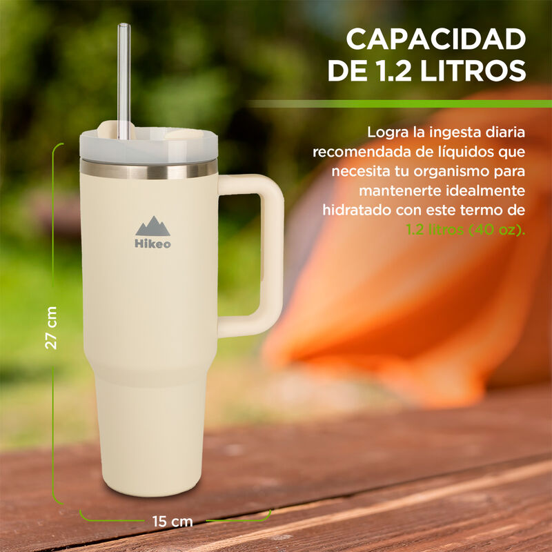 Termo para Agua y Caf&eacute; de Acero Inoxidable HIKE... image number null