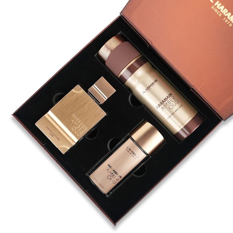 Set De Regalo De Perfume Al Haramain Amber Oud ... image number null