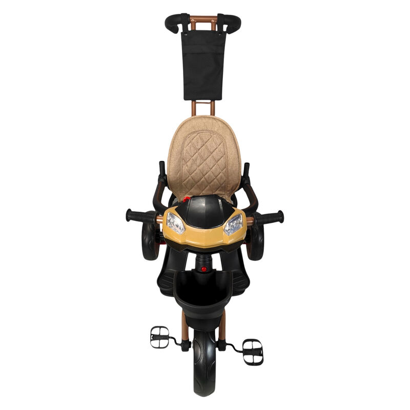 Triciclo Infantil Tipo Carriola con Bast&oacute;n Ajus... image number null