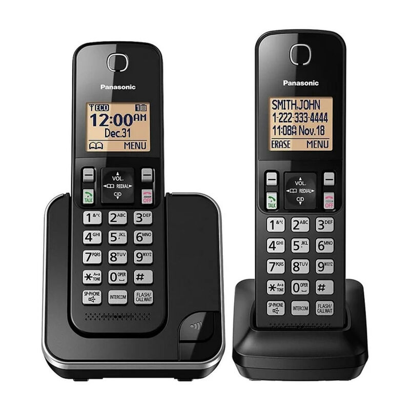 Tel&eacute;fono Inal&aacute;mbrico Panasonic Dos Ext Kx-tgd38... image number null
