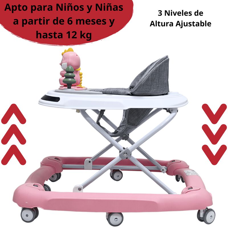 Andadera para Beb&eacute; Mecedora Dino Musical Bast&oacute;n... image number null