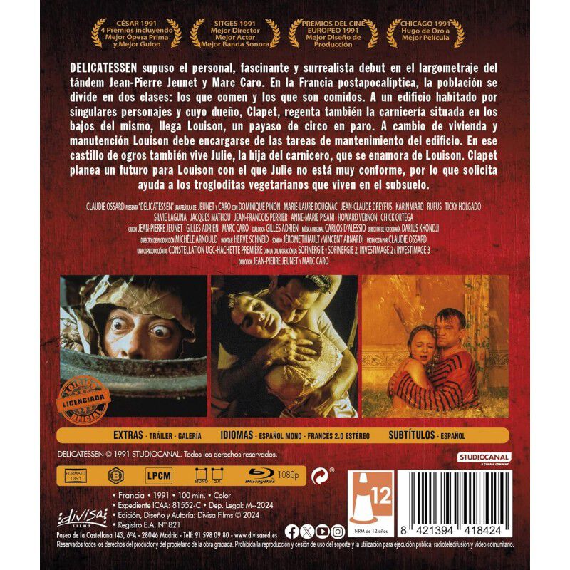 Delicatessen [Blu-ray] (1991) image number null