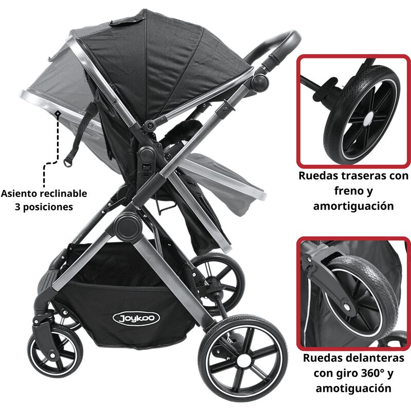 Carriola para Beb&eacute; Asiento Reversible Convertib... image number null