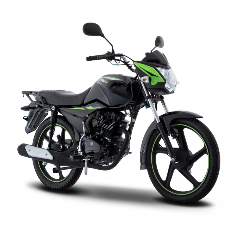 Motocicleta Italika FT150 TS Negro Verde image number null