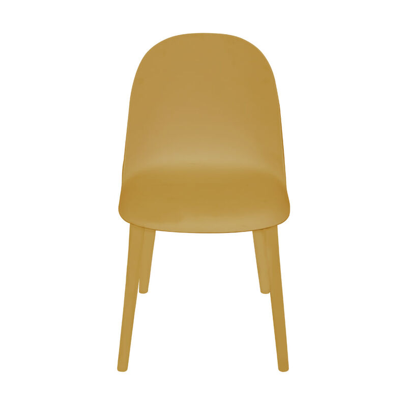 Set de 4 Sillas Ergon&oacute;micas &ndash; Color Mostaza image number null