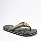 Sideletas sandalia para hombre beige verde cod 141412-F