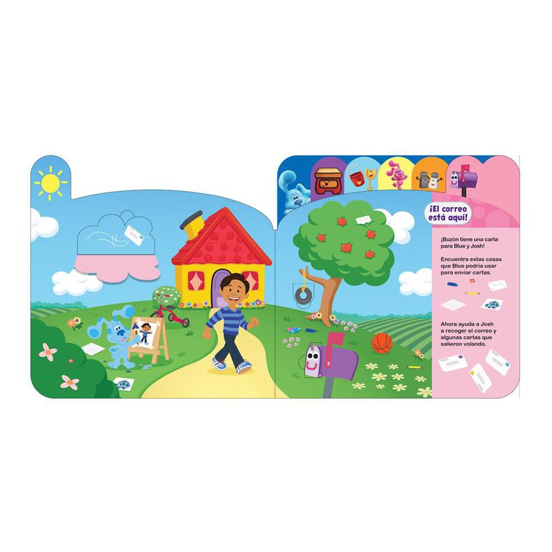 Pistas de Blue : Busca y Encuentra con tapitas image number null