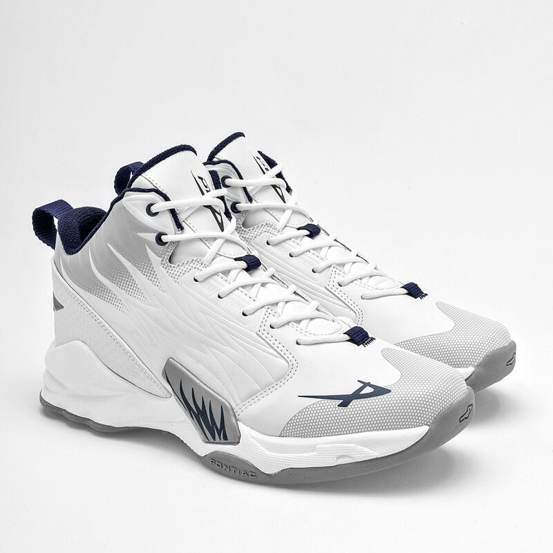 Pontiac Tenis deportivo para hombre. Blanco gri... image number null