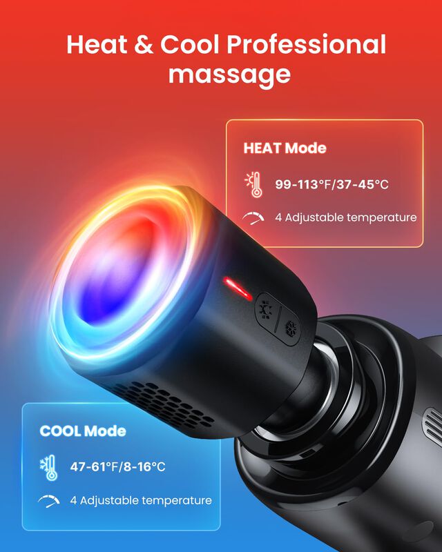 Pistola De Masaje Renpho Thermacool Deep Tissue... image number null