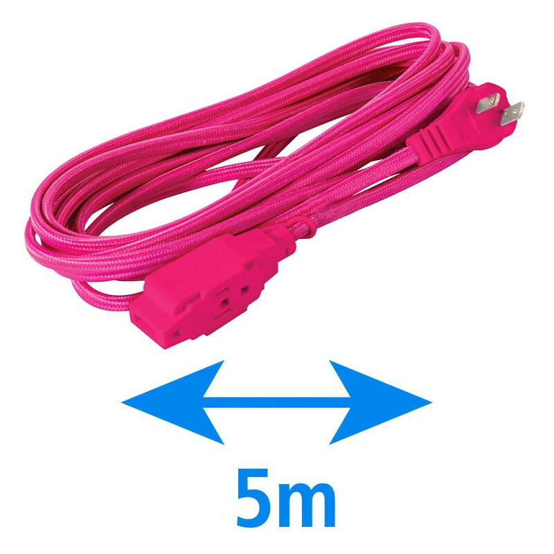 Extensi&oacute;n El&eacute;ctrica Trenzada Iusa, Color Rosa, ... image number null