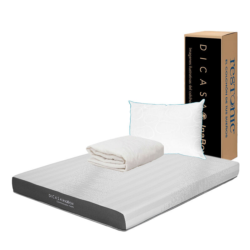 Colchón Individual Dicasa InaBox + Almohada Oso... image number null
