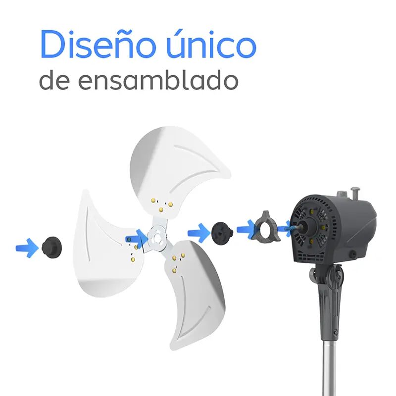 Ventilador Navia De Pedestal A18 Aspa Met&aacute;lica ... image number null