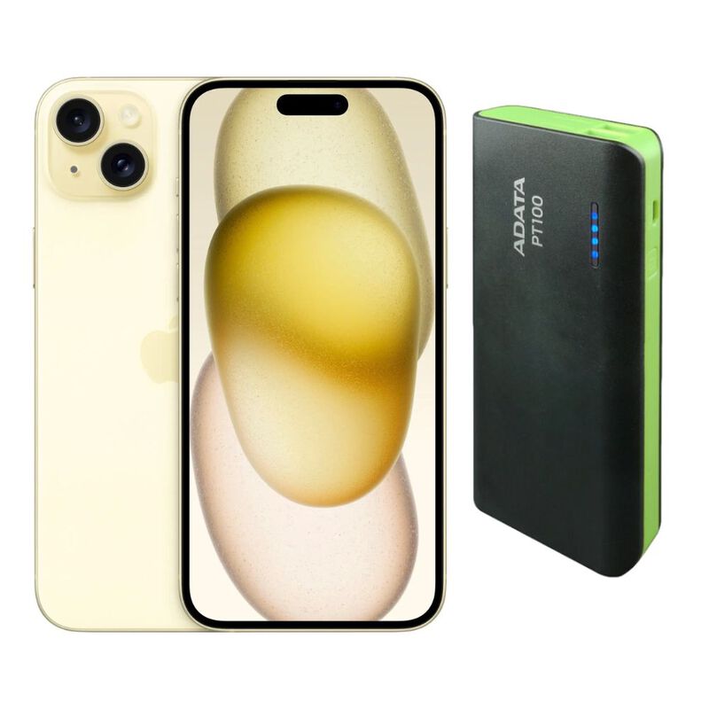 iPhone 15 128GB Amarillo CHIP Reacondicionado m... image number null