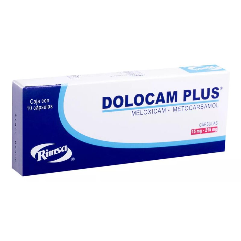 Dolocam Plus 15mg Capsulas Con 10   Meloxicam image number null