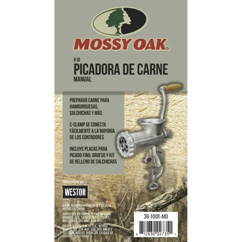 Molino Para Carne Mossy Oak Para Hamburguesas Y... image number null