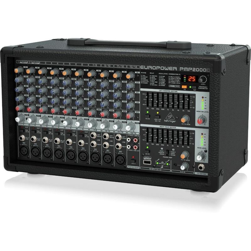 Behringer Pmp2000d Consola Amplificada 2000w 14... image number null