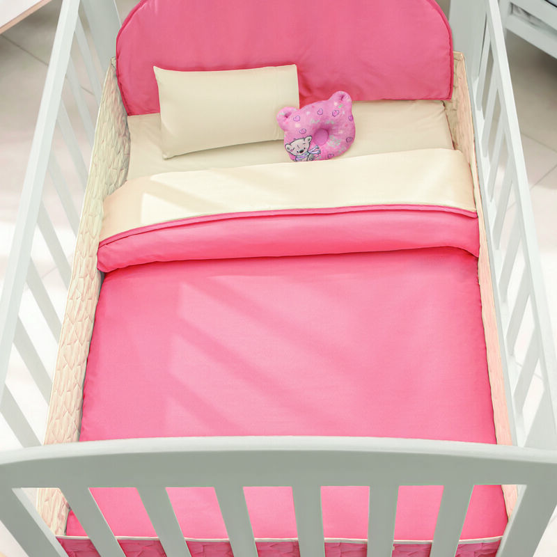Edred&oacute;n Ligero Deep Rose Cama Cuna Corral | Bab... image number null