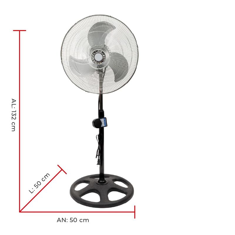 Ventilador Pedestal Iusa 18" Br 70w image number null