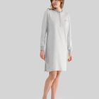 Camisón de Rayas Grises Gris